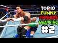 WWE 2K20 Top 10 Funny Finishers Swapping Part 2!😂😂😂