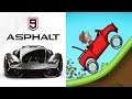 Asphalt 9: Legends VS Hill Climb Racing