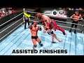 Best ever ASSISTED finishers in WWE 2K