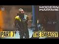 Call Of Duty Modern Warfare CAMPAIGN Walkthrough Part 7 THE EMBASSY! MODERN WARFARE THE EMBASSY!