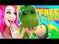 How To Get A FREE T-REX In Adopt Me! Roblox Adopt Me Fossil Egg Update