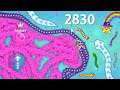 SNAKE.IO 🐍 HOW TO CIRCLE TOP O1 SNAKE THE MAP 🐍 FUNNY BEST GAMEPLAY 🐍