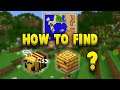 Where & How To Find Bees In Survival - Minecraft PS4 / PE