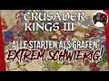Ab jetzt wirds nochmal DEUTLICH schwerer! #40 - Crusader Kings 3 alle starten als Graf & brutale KI!