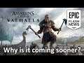 Assassin's Creed Valhalla is launching early | EPIC FLASH NEWS