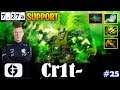 Crit - Earth Spirit Offlane | SUPPORT | Dota 2 Pro MMR Gameplay #25