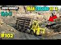 MAN TGS480 10X4 Modded Truck Review| Snowrunner Mods Gameplay Hindi Part #102