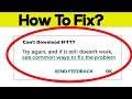 Fix Can't Download IFTTT App Error On Google Play Store in Android | Fix Can't Install App