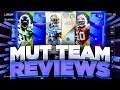 MUT TEAM REVIEWS!! | MAKE THESE UPGRADES!! | RATING AND ANALYZING YOUR MADDEN 21 ULTIMATE TEAMS!!