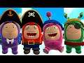 Oddbods Turbo Run - Captain and Pirate Changing Costumes in One Run