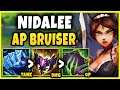 Top Lane AP Bruiser Nidalee Diamond Climb vs Garen! - Items & Runes - League of Legends
