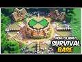 Ultimate Minecraft Survival Base Tutorial | Everything you Need to Survive! - Large House Tutorial