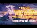 1 Hour Seirai Island Heavy Rain Mood Theme 2 - Genshin Impact OST