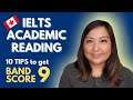 10 Tips to get IELTS Reading Band Score 9