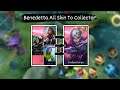 Benedetta All Skin To Collector Skin Script Full Effects With Sound | Mobile Legends