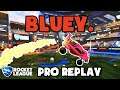 bluey. Pro Ranked 2v2 POV #122 - Rocket League Replays
