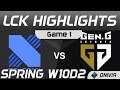 DRX vs GEN Highlights Game 1 Spring Season 2021 W10D2 DragonX vs Gen G by Onivia