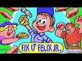 FIX IT FELIX JR GAMEPLAY COMENTADO COMMODORE 64