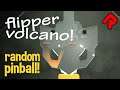FLIPPER VOLCANO gameplay: Random Pinball with Rising Lava! (New Sokpop game)