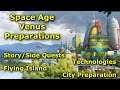 Forge of Empires: Space Age Venus Preparations! (Quests, Technologies, Flying Island BPs)