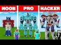 Minecraft NOOB vs PRO vs HACKER: TRANSFORMERS HOUSE BUILD CHALLENGE in Minecraft Animation