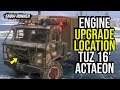 *NEW* Engine Upgrade Location Tuz 16 Actaeon in Snow*Runner