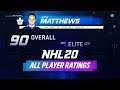 NHL 20 | ALL PLAYER RATINGS AND POTENTIALS