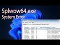 Splwow64.exe System Error When Printing Windows 10 - Fix