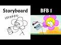 Storyboard of "Getting Teardrop to Talk": BFB 1