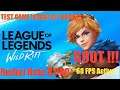TEST GAME League Of Legends Wild Rift on REDMI NOTE 8 PRO G90T 60 FPS ACTIVE