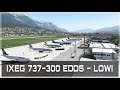 Innsbruck Circle To Land on RWY 08 | EDDS - LOWI | IXEG 737 v1.33 | X-Plane 11