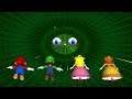 Mario Party 8 MiniGames - Mario Vs Luigi Vs Peach Vs Daisy (Master CPU)