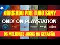 OBRIGADO PS4 - OS 7 MELHORES JOGOS EXCLUSIVOS DA GERAÇÃO PS4