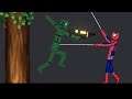 Spiderman vs Biodroids in People Playground