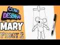COMO DIBUJAR A MARY DE PIGGY BOOK 2 | FÁCIL | how to draw mary from piggy book 2