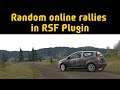 Random online rallies in RSF Plugin