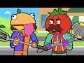 Tomato & Burger Drop at Retail Row (Original Fortnite Animation)