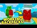 Working Backpacks In Minecraft Pocket Edition Bedrock (NEW Addon)