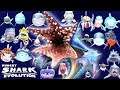 ALL 22 SHARKS UNLOCKED (ABYSSHARK) (HUNGRY SHARK EVOLUTION)