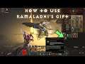 Diablo 3 - how to use ramaladnis gift & explanation (New Season)