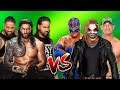 John Cena & Rey Mysterio & The Fiend Bray Wyatt vs The Usos & Roman Reigns (Bloodline) WWE Tag Match