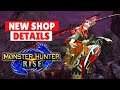 Monster Hunter Rise NEW SHOP DETAILS REVEAL GAMEPLAY TRAILER MERCHANDISE NEWS モンスターハンターライズ 【新しいショップ】