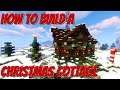 How to Make a Christmas House in Minecraft: Minecraft Christmas Cottage (Works All Year - Avomance)