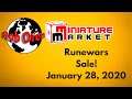 Miniature Markets Sale 1/28 Runewars Sale!