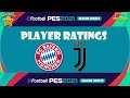 PES 2021 Player Ratings Bayern & Juventus #eFootballPES2021 ⚽