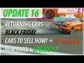 UPDATE 16 Forza Horizon 4 NEW + RETURNING Cars, BLACK FRIDAY Forzathon Shop, PO Cars, Forzathon LIVE