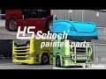 ETS2 1.37 & 1.38 Painted HS-Schoch parts for Scania S & R | Euro Truck Simulator 2 Mod