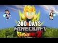 I Spent 200 Days in Minecraft Dragon Ball Z... Here's What Happened