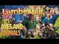 Lumberhill Gameplay #1 : AXES AND ANIMALS | 3 Player Co-op