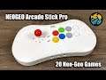 NEOGEO Arcade Stick Pro With 20 Preloaded Games - First Look,Test,Teardown
